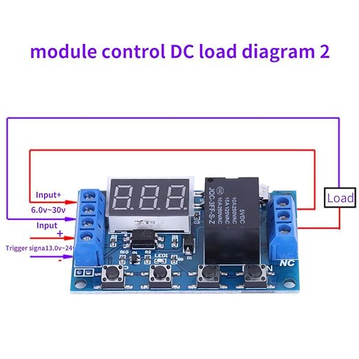 Keenso Adjustable Timer Relay Switch Module - Image 2