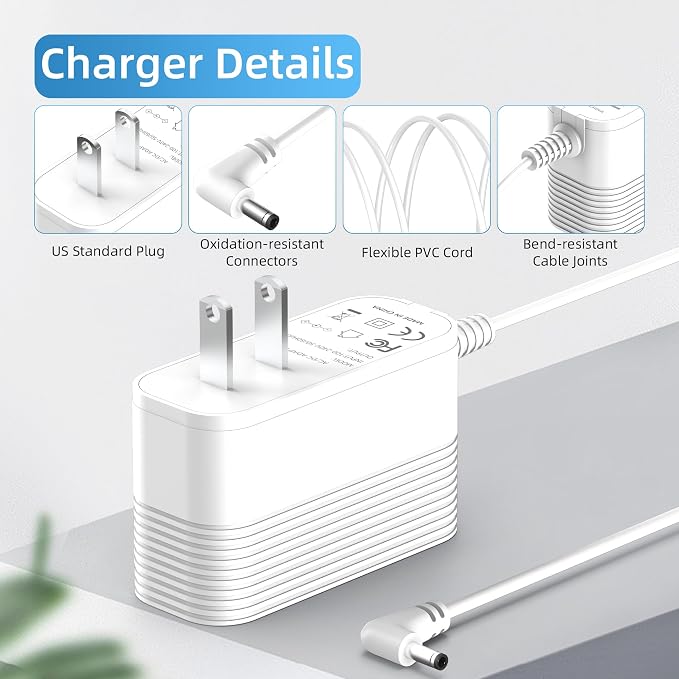 Power Cord for BLUEAIR Premium Smart Humidifier, 12V Charger for BLUEAIR H35i - Image 6