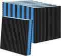 8 Pack Heavy Duty Anti Vibration Pads 4" x 4" x 7/8" – Ribbed Rubber Mats by Unknown