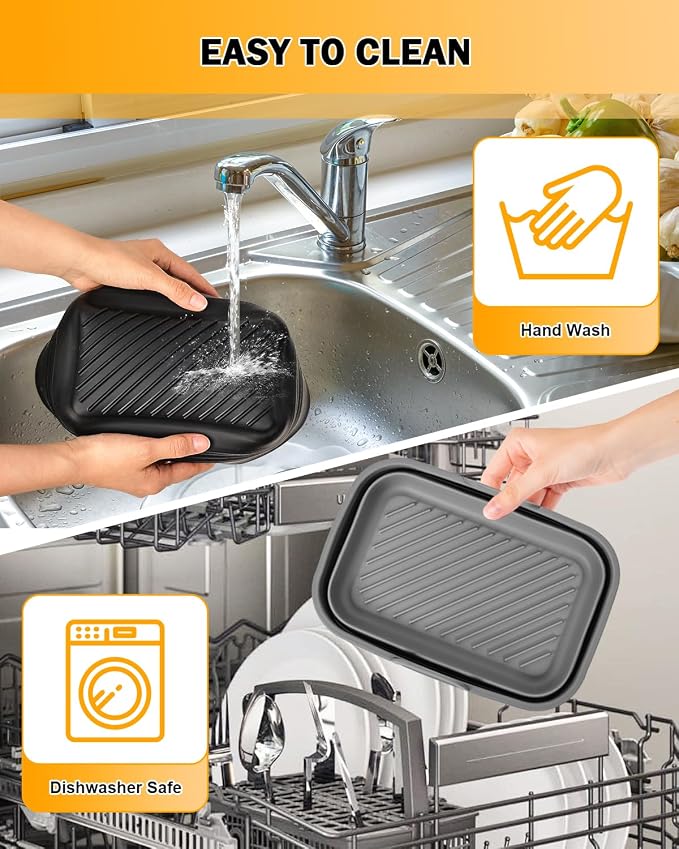 Air Fryer Silicone Liners Collapsible 2-Pack - Image 6