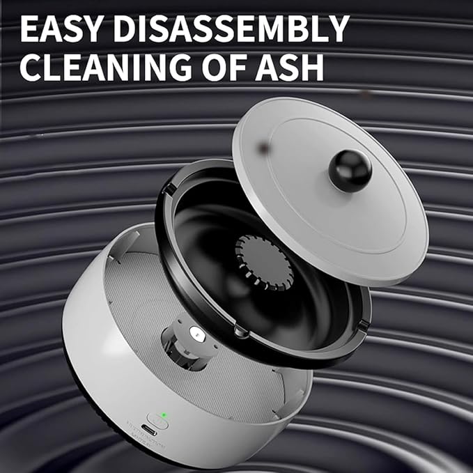 Multifunctional Smokeless Ashtray, Indoor and Outdoor Ashtray, Air Purifier - Image 6