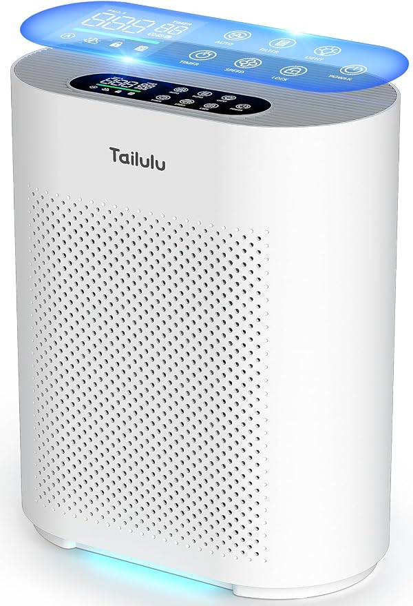 Air Purifiers for Home Large Room up to 2200ft², PM2.5 Air Quality Sensor Smart by Tailulu