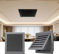 Gray Ventilation Duct Opening Air Vent Cover by Unknown