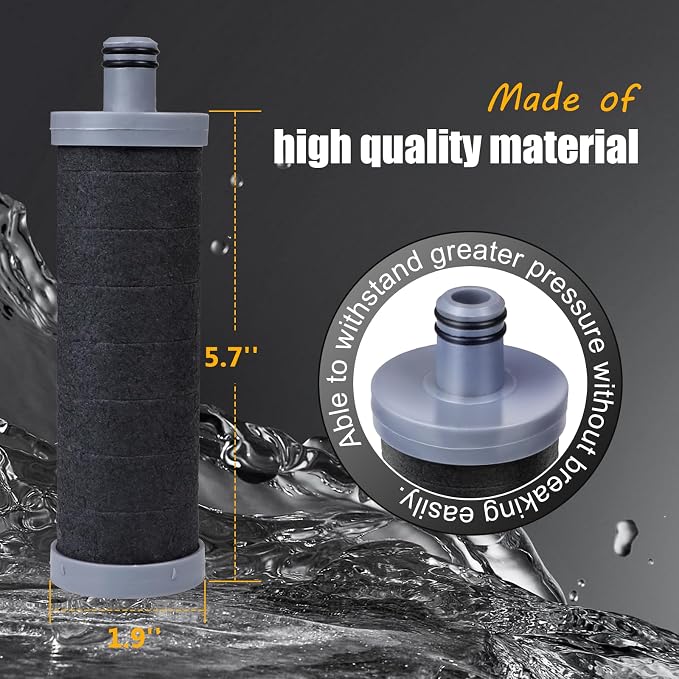 Carbon Shower Filter Cartridge 2PCS, Compatible - Image 4