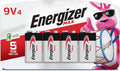 Energizer MAX 9V Batteries, 9 Volt Alkaline Batteries by Energizer