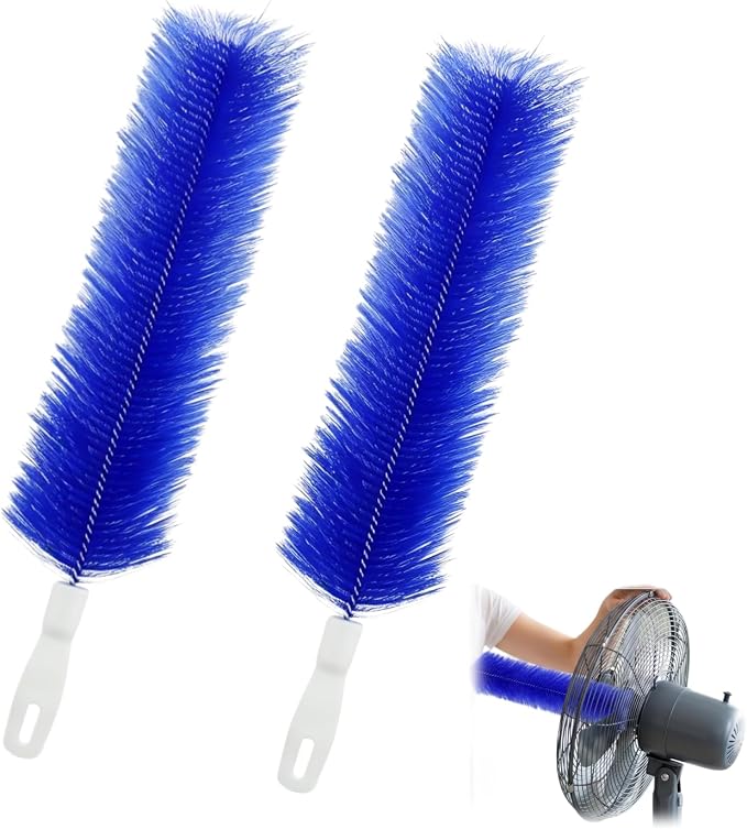 Bendable Microfiber Head, Reusable Dust Remover，Fan Cleaning Brush Washable and by Unknown