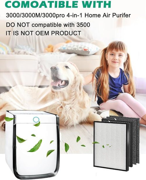 10 Pack 3000 Replacement Filters Compatible - Image 2