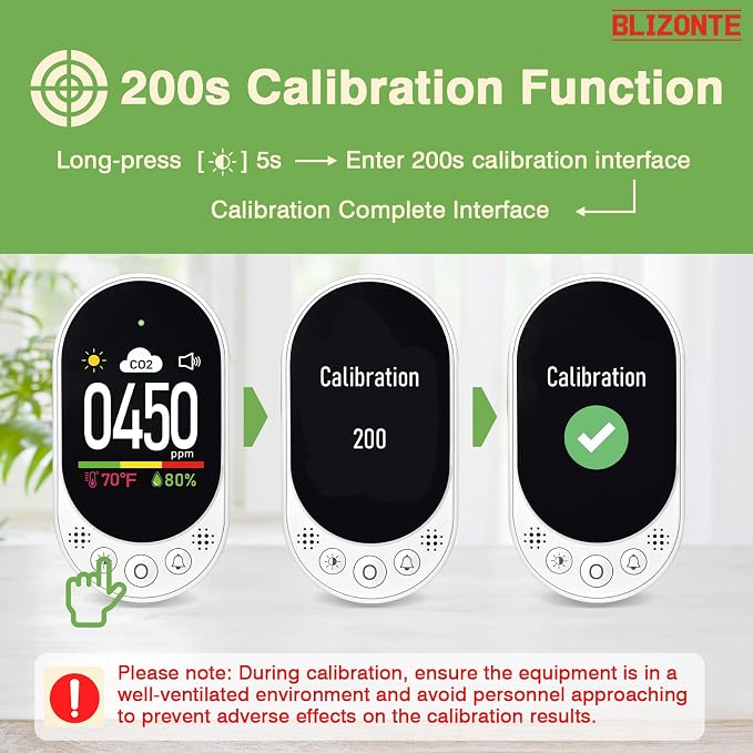 Indoor Air Quality Meters Plug-in Wall, 3-in-1 Air Detector, Supports Manual - Image 6
