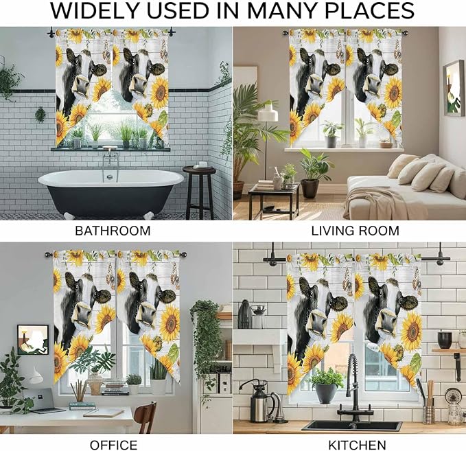 Retro Farmhouse Floral Swag Valances - Image 9