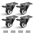 2 Inch Caster Wheels, Casters Set of 4 Heavy Duty by ANDUTEES