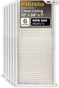 Filtrete 12 x 24 x 1 Air Filter, MERV 5, AC Furnace HVAC, MPR 300 Basic Dust by Unknown