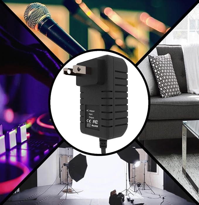 12V 1A AC/DC Adapter for MORENTO MR2566 Small Air Purifier Bedroom Office - Image 3