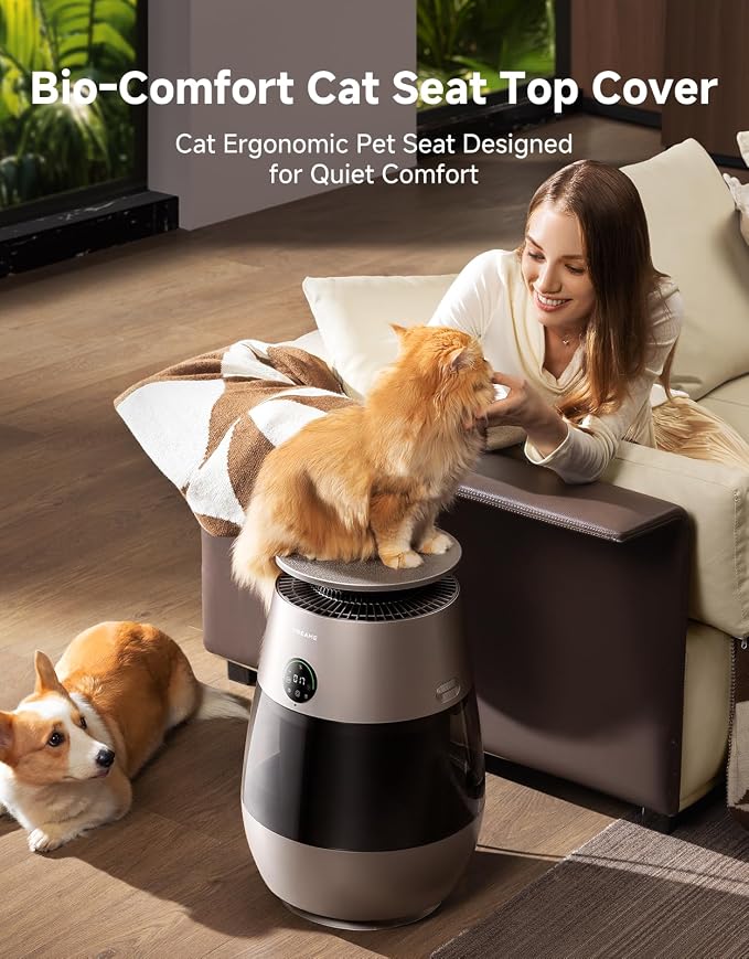 Dreame Pet Air Purifier AP10, Suck Up Floating Cat Dog Hair Dander, NeverChange - Image 7