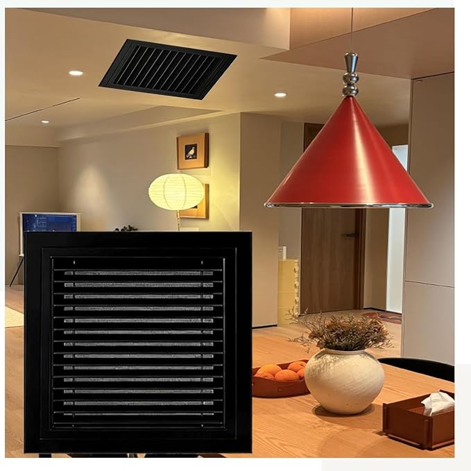 Black Decorative Air Vent Covers by Unknown