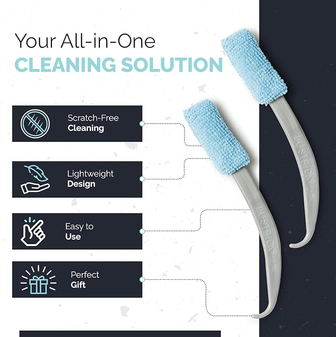 Reusable Microfiber Duster & Crevice Cleaning Brush | Versatile Cleaning Tools - Image 3