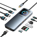 MOKiN LCD USB C Docking Station Dual Monitor, 12 in 1 Laptop Docking Station by MOKiN
