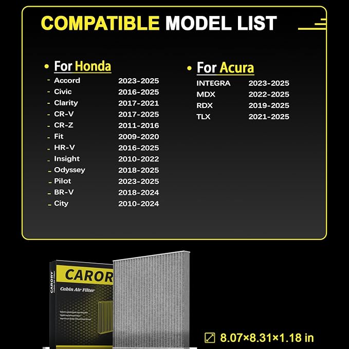 Cabin Air Filter w/Activated Carbon - Image 3