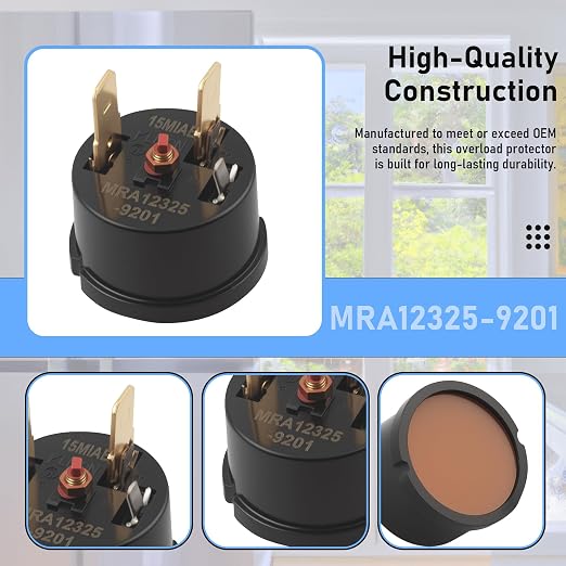 1 Pack MRA12325-9201 Refrigerator Compressor Overload Protector | Compatible - Image 5