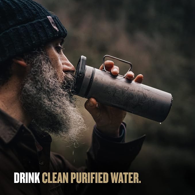 GRAYL UltraPress Titanium 16.9 oz Water Purifier & Filter Bottle - Image 4