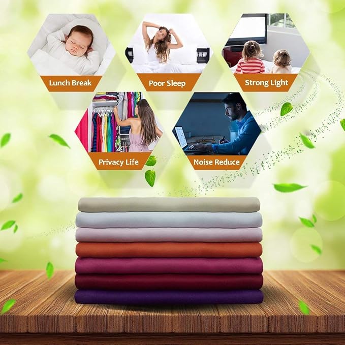 NICETOWN Modern Blackout Curtains Noise Reducing, Thermal Insulated and Privacy Room Darkening Drape Panels for Boy's Guest Room Door Window (Greyish Blue, 2 Panels, W42 x L72 -Inch)