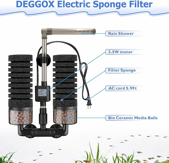 Upgrade Aquarium Electric Power Sponge Filter - Image 3