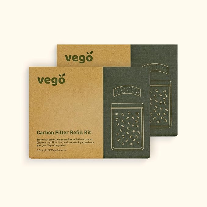 Vego Carbon Filter Refill Kit, 2 Bag by Vego