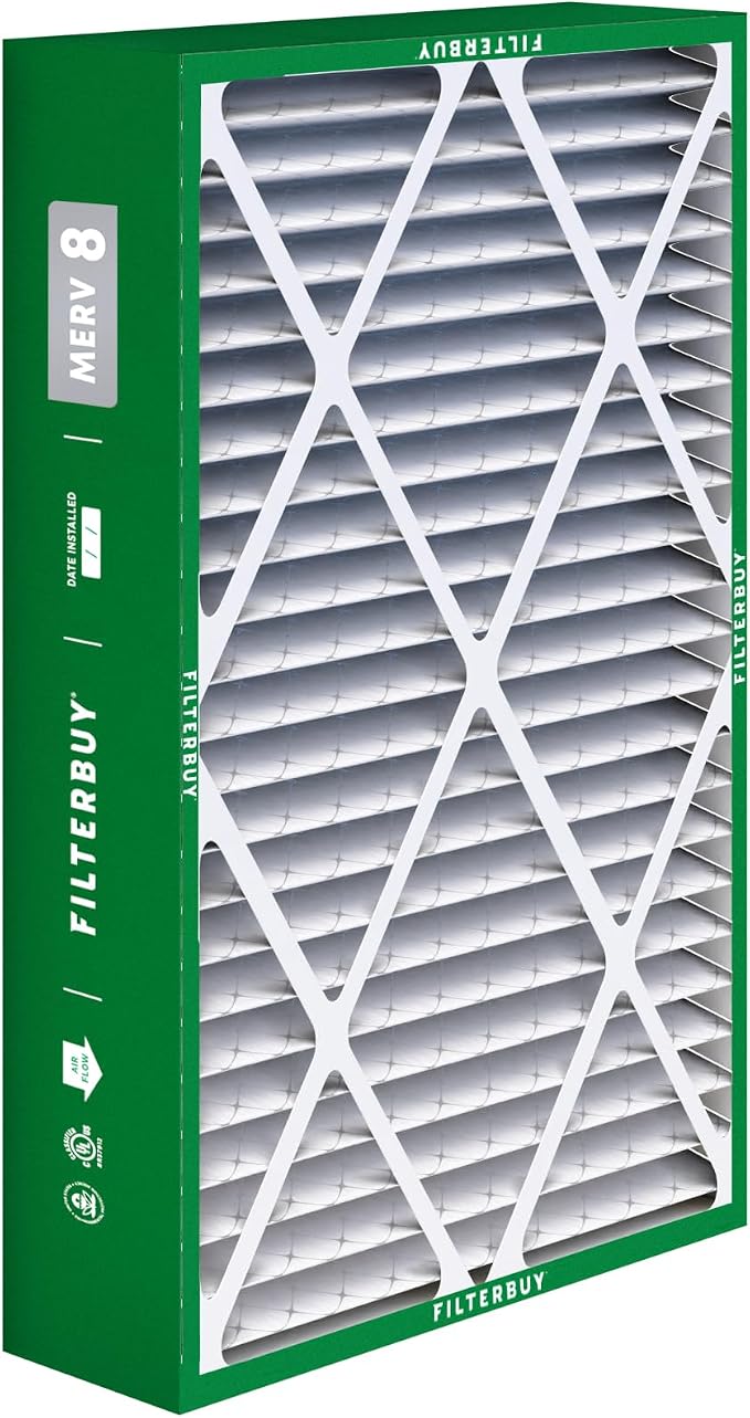 Filterbuy 16x25x5 Air Filter MERV 8 Essential Dust & Allergy Defense, Pleated - Image 9