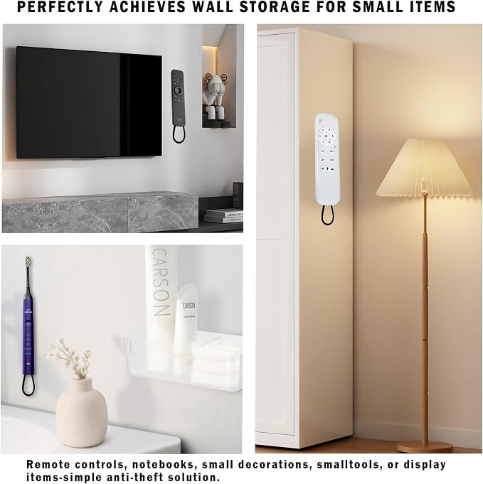 3-Pack Magnetic TV Remote Leash Holders - Image 5