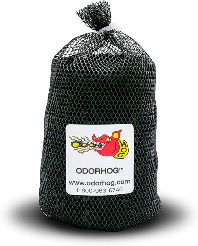 OdorHog Metal Cap Slip On Vent Stack Pipe Filter 1.5" Black ABS, Removes - Image 2