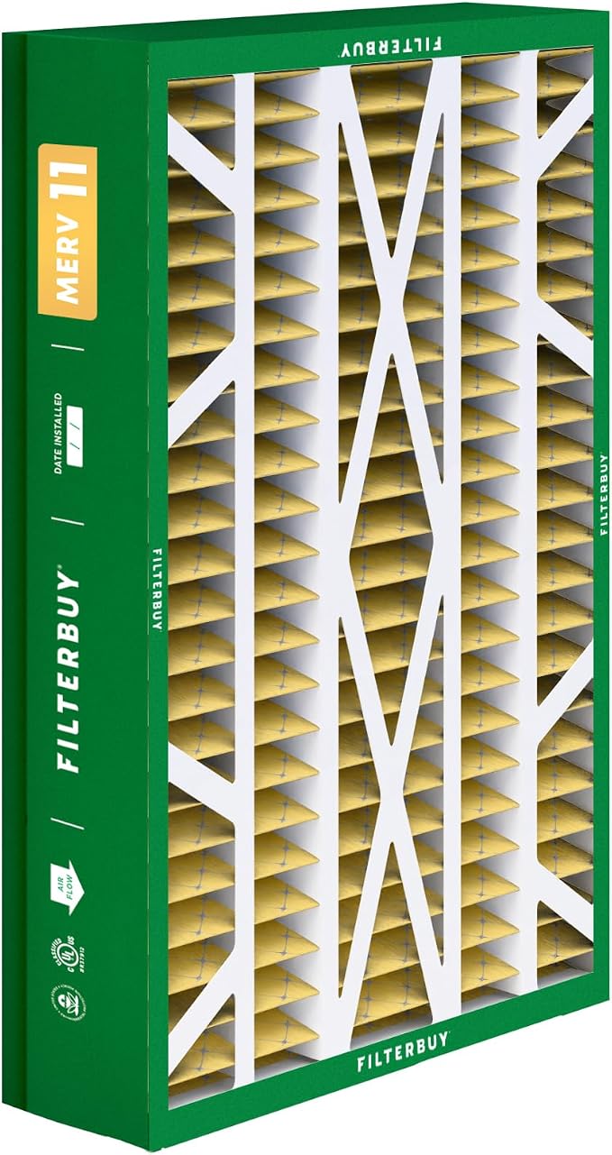Filterbuy 14.5x27x5 Air Filter MERV 11 Superior Pet & Allergy Defense, Pleated - Image 9