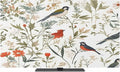 Spring Orange Flowers Birds Indoor TV Cover, Elastic TV Screen Protector Farm by Unknown