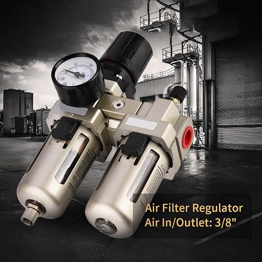 Air Filter Regulator, AC3010-03 Aluminum Alloy Pressure Regulator Trap Water - Image 2