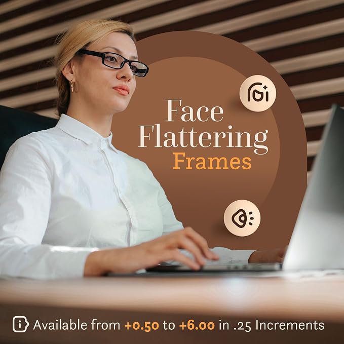 TruVision Readers Reading Glasses, Comfort Spring Hinges - Image 7