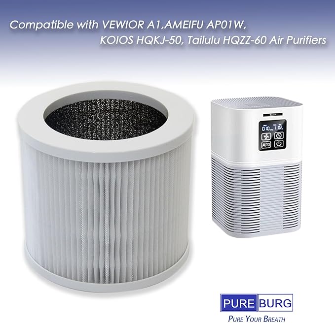 PUREBURG Replacement HEPA Filter Compatible - Image 2