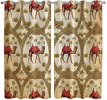 2 Panel Kitchen Cafe Curtains, Window Decor Tier Curtains by Hokiten
