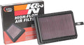K&N High-Flow Original Lifetime Engine Air Filter: Increase Power: Premium by KNEngineeringInc