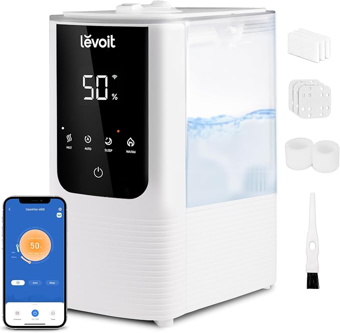 LEVOIT Humidifiers for Bedroom Home, Smart Warm and Cool Mist Air Humidifier by Unknown