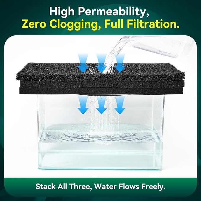 Borlech Aquarium Bio Filter Sponge Pad - Image 6