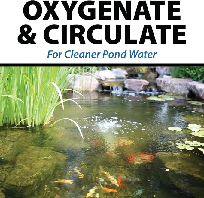 CrystalClear PondAir 2, Complete Aeration Kit, Whisper Quiet Water Garden - Image 4