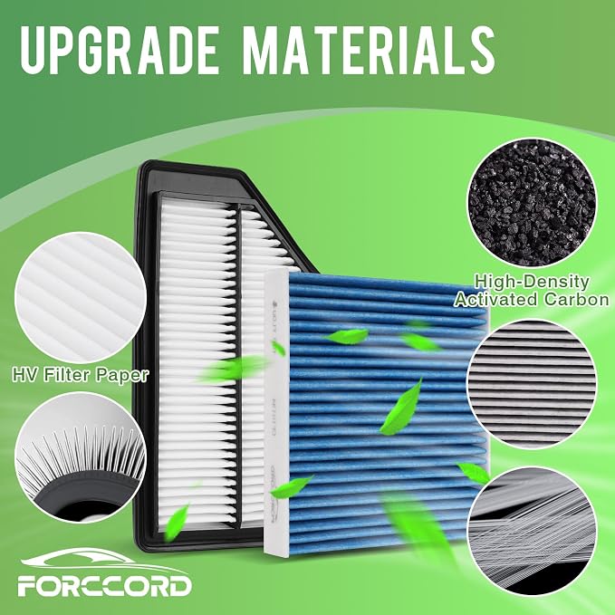 Cabin & Engine Air Filter Fit for Honda Odyssey 2011-2017 3.5L Activated Carbon - Image 7