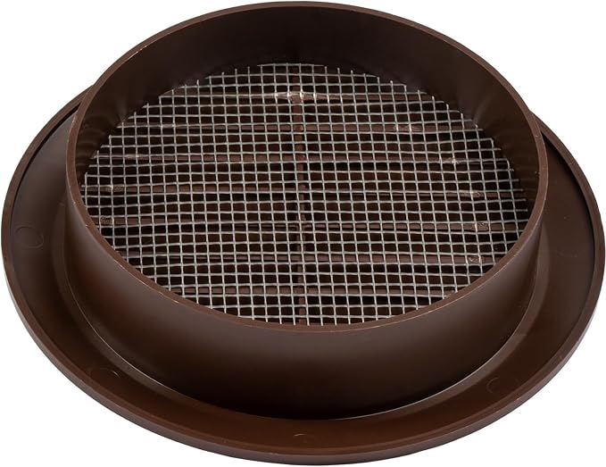 4" Inch Brown Round Air Vent Cover - Image 9