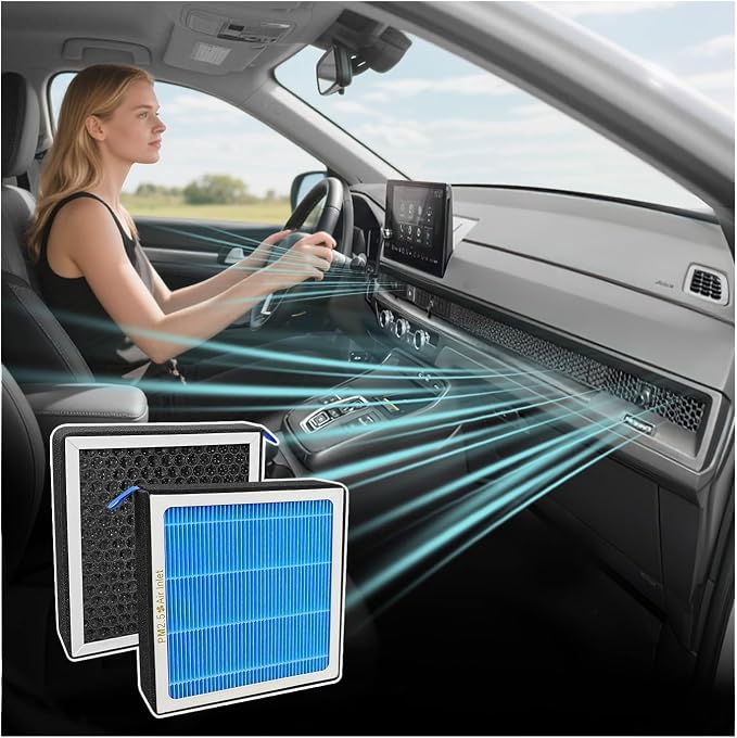 MASHA Cabin Air Filter for Honda Pilot CRV CR-V | Activated Carbon, Replacement by MASHA