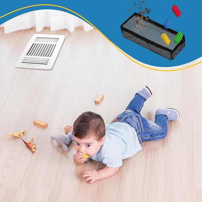 Zonon 12 Pcs Floor Register Trap Cover Vent Screen - Image 5