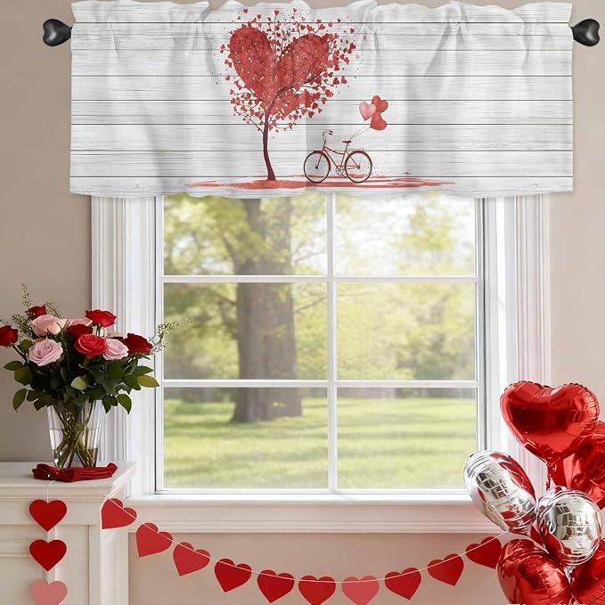 Valentine's Day Valance Curtains - Image 6