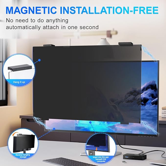 Magnetic 23.6 Inch Privacy Screen - Image 2