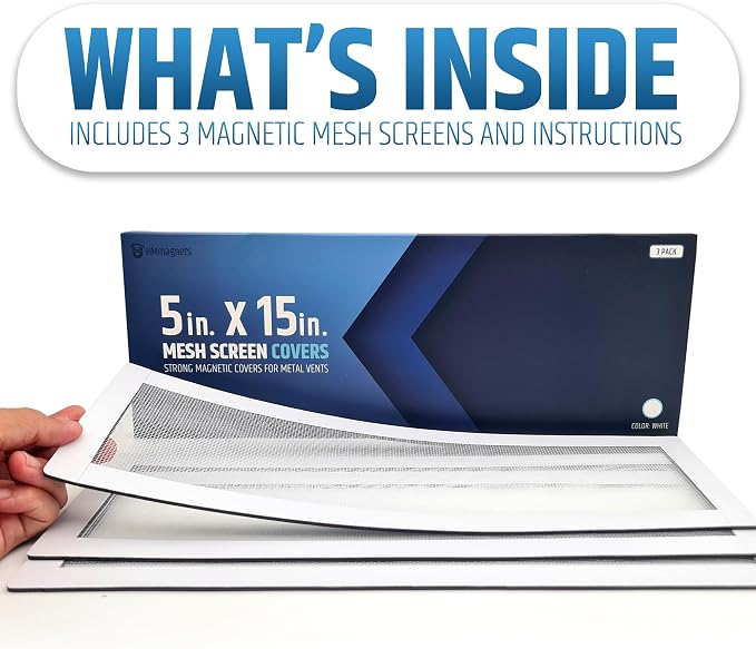 Powerful Magnetic Vent Screen Mesh Covers that Will Never Move or Fall - Image 8