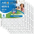 AIRx Filters 18x18x2 Furnace Filter MERV 8 Electrostatic Pleated Replacement by AIRXFILTERSWICKEDCLEANAIR