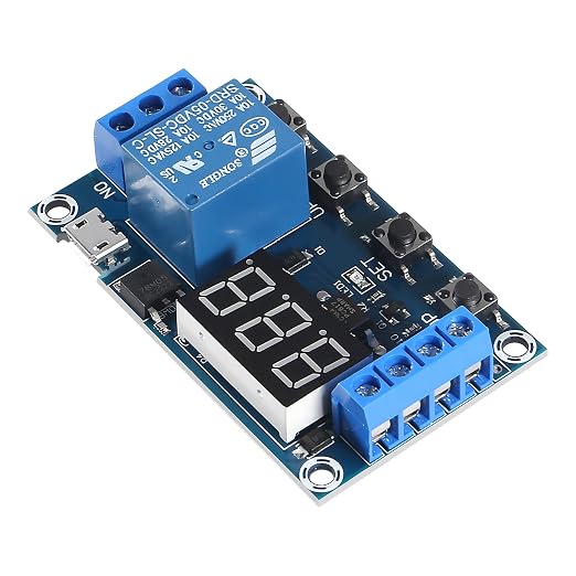 4pcs DC 6-30V Timer Relay Programmable Delay Relay Module Trigger Cycle Delay - Image 6