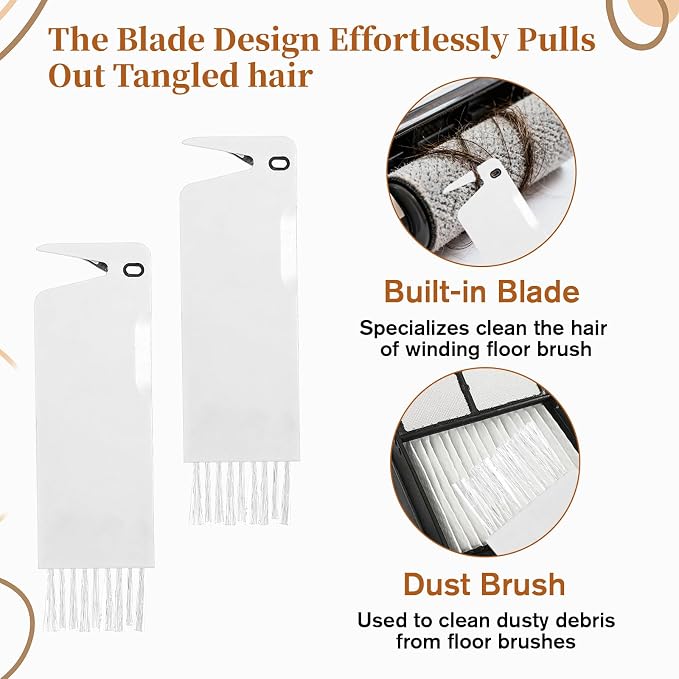 4 PCS Handheld Vacuum Brush Cleaner Tool, Universal Vacuum Brush Cleaning Tool - Image 6