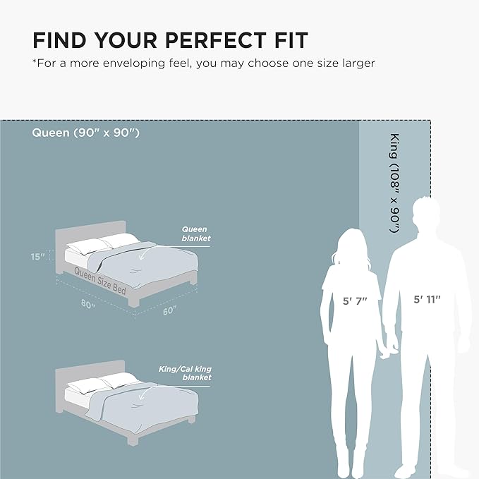 Bedsure GentleSoft Fleece King Size Blankets for Bed Light Blue - Soft Lightweight Plush Cozy Fuzzy Luxury Microfiber, 108x90 inches